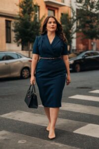 Work Outfit for Plus-Sized Women
