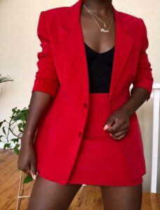 styling bright colors with neutrals