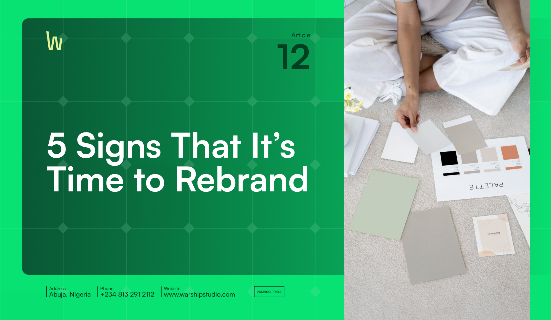 Signs that it's time to rebrand