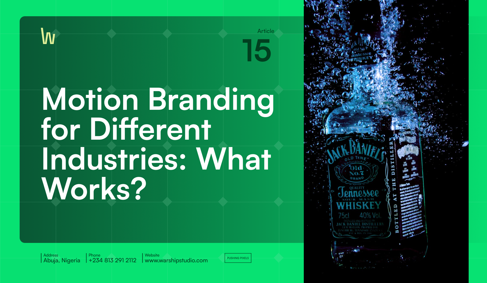 MOTION BRANDING for different industries